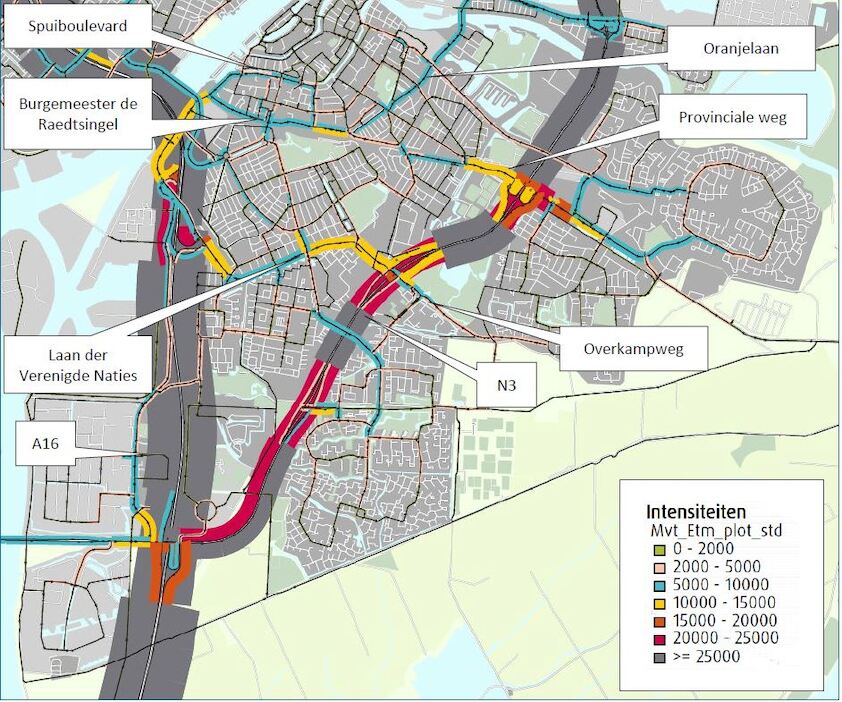 fig. 4.27 antea huidige verkeerssituatie Goudappel 2018