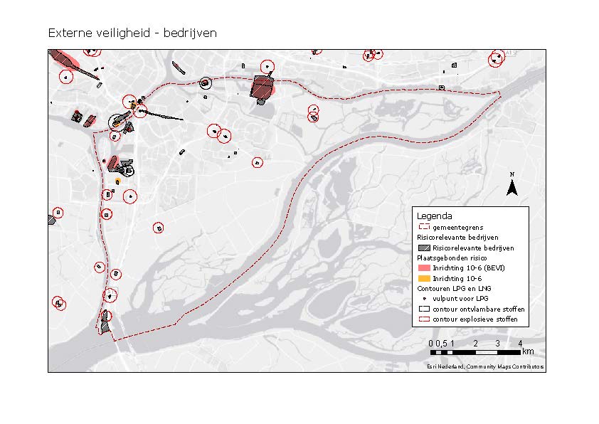 fig. 4.18 Externe veiligheid - bedrijven