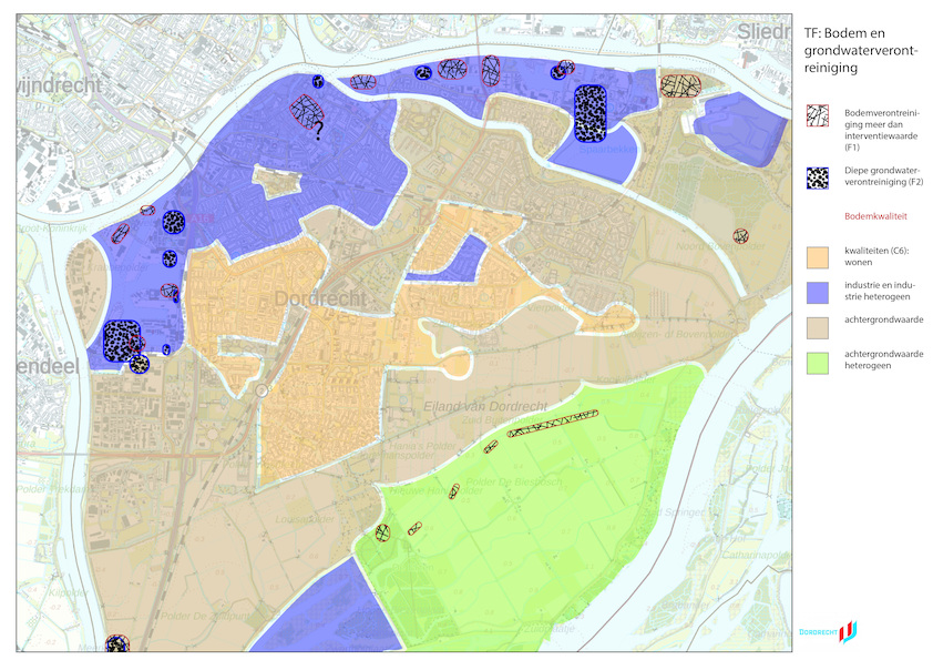 fig. 4.32 YTG bodem en grondwaterverontreiniging