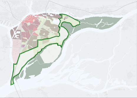 fig 5.16 overgangsgebied stad en polder