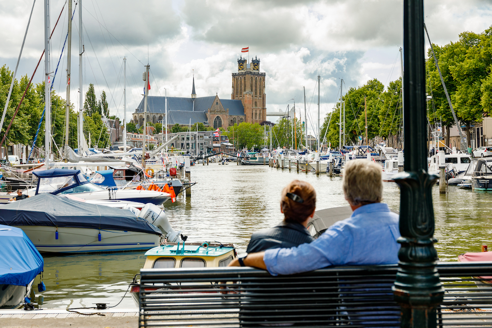 Foto van de Nieuwe Haven Dordrecht